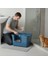 Tanos Yarı Açık Kedi Tuvaleti 54X40X32 - Mavi 4