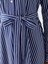 Yeni Sezon Çizgili Uzun Kollu Poplin Kadın Gömlek Elbise 4