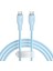 Pudding Hızlı Şarj Özellikli Type-C To Type-C Kablo 100W, 1.2 Metre, Mavi 1