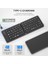 Mini Katlanabilir Bluetooth Klavye Taşınabilir ve Telefon Standı ile Uyumlu iPad ile Uyumlu Mac ile Uyumlu Windows ile Uyumlu Ultra Ince Alüminyum Seyahat Katlanır Siyah Z671 2