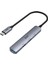 Juo Type-C 4 Portlu USB 3.0 / USB 2.0 Çoklayıcı Dönüştürücü Hub 1
