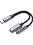 Type-C To 3.5mm Kulaklık ve Type-C Şarj Dönüştürücü Adaptör 1
