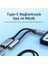 Type-C To 3.5mm Kulaklık ve Type-C Şarj Dönüştürücü Adaptör 2