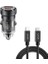 Transparent 45W Pd/qc Mini Araç Şarj Cihazı ve 50CM Hızlı Şarj Kablosu L35 - Blt-50 2