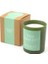 Tiem Concept %100 Soya Mum Sandalağacı Kokulu Yeşil Renkli Kutulu Bardak Mum 1