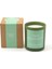 Tiem Concept %100 Soya Mum Sandalağacı Kokulu Yeşil Renkli Kutulu Bardak Mum 2