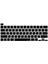 MacBook Klavye Koruyucu Silikon Kılıf Arapça Baskılı Us Amerikan Return Enter Tipi Touchbar Pro 13-16 Inç A2251 A2289 A2338 A2141 Uyumlu, Ultra Ince Hafif Yıkanabilir Klavye Filmi Siyah 1