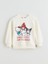 Yeni Sezon Bisiklet Yaka Hello Kitty Baskılı Kız Çocuk Sweatshirt 1