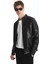 Yeni Sezon Slim Fit Erkek Deri Görünümlü Ceket 1