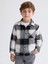 Yeni Sezon Ekose Desenli Erkek Çocuk Gömlek Ceket 1