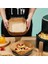 Airfryer Pişirme Kağıdı 50 Adet Kare Fırın Tepsisi Yanmaz Yapışmaz Gıda Parşömeni Hava Fritözü Aksesuarı 2