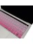 MacBook Klavye Koruyucu Kılıf Türkçe Q Baskılı Uk-Ters L Enter Tipi Touchbar Pro 13-15 Inç A1706,A1989,A2159,A1707,A1990 Uyumlu,ince Hafif Yıkanabilir Silikon Klavye Filmi Pembe 2