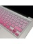MacBook Silikon Klavye Kaplama Koruyucu Kılıf Air Pro Eski USB Li Model 2008/2017 Uyumlu Türkçe Q Renkli Baskı Silikon Pembe 2