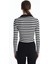 Yeni Sezon Polo Yaka Çizgili Uzun Kollu Kadın Tişört 5