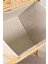 Bambu Xl Kirli Sepetli 2 Raflı Çok Amaçlı Düzenleyici Çamaşır Sepeti Organizer DB-0004 3