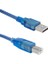 1,5 Metrelik Şeffaf USB A B Printer Yazıcı Ara Kablosu Tüm USB A B Yaziclara Uyumlu (1,5 Metre) 1