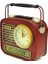 Dekoratif Metal Radyo Saatli Kumbara Vintage Biblo Hediyelik (770770) 2