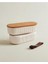 Coco Magou 2'li Ahşap Kapaklı Saklama Kabı, 1000 Ml, Soft Ekru 2