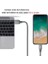 Örgülü (2'li Paket) Hızlı USB Veri Kablosu, Hızlı Şarj Kablosu,, Ipad Tablet Için, 91,44 Cm, 2'li Paket, Gri 3