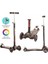 Maxi Twist Işıklı Scooter Siyah 1