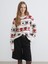 Yeni Sezon Bisiklet Yaka Desenli Kadın Triko Kazak 1