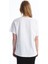 Yeni Sezon Bisiklet Yaka Baskılı Kısa Kollu Kadın Tişört 4