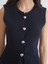 Yeni Sezon Bisiklet Yaka Kadın Triko Yelek 3