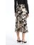 Yeni Sezon Standart Fit Desenli Kadın Etek 4