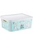 Stafi Desenli Çok Amaçlı Kapaklı Kutu 12 Lt Unicorn 1