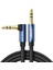 90 Derece L Tipi 3.5 mm Aux Ses Kablosu Mavi 2 Metre 1