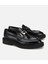 02AYH313880A100 ERKEK Açma Deri Metal Tokalı Hafif Tabanlı Klasik Loafer 2