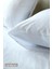 Beyaz Çift Kişilik Çarşaf Düğmeli Nevresim TAKIM%100 Pamuk 2 Adet Yastık Kılıf, 83TEL 2