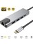 5in1 Type-C (Usb-C) HDMI Hub ve Lan (Ethernet) Adaptörü: 4K (1080P) Hdmı, 2 x USB 3.0 ve Type-C USB Port Çoklayıcı Çevirici 2