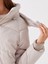 Yeni Sezon Kapüşonlu Düz Oversize Kadın Şişme Mont 4