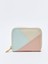 Yeni Sezon Deri Görünümlü Renk Bloklu Kadın Cüzdan 1