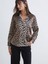 Yeni Sezon Leopar Desenli Saten Kadın Gömlek 1