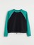 Yeni Sezon Renk Bloklu Oversize Kadın Sweatshirt 5