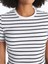 Yeni Sezon Bisiklet Yaka Çizgili Kısa Kollu Kadın Crop 3