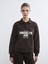 Yeni Sezon Polo Yaka Brooklyn Baskılı Kadın Kalın Sweatshirt 1
