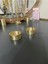 El Yapımı Som Pirinç Tealight Mumluk ( 1 Adet ) 4