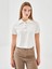 Yeni Sezon Polo Yaka Dokulu Kadın Tişört 1