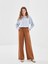 Yeni Sezon Beli Lastikli Loose Fit Kadın Pantolon 1