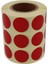 Etiketler, Hazır Al Hızlı Al 25MM Yuvarlak Etiket Kalıcı Renk Kodu Nokta Çıkartmaları, Rulo Başına 2500 Etiket, Kaplamalı Rulo Etiket Yan Yana 3lü (Kırmızı) 1