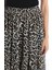 Yeni Sezon Beli Lastikli Leopar Desenli Kadın Etek 3