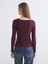 Yeni Sezon Asimetrik V Yaka Büzgülü Bluz 4