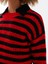 Yeni Sezon Bisiklet Yaka Çizgili Uzun Kollu Kadın Triko Kazak 5