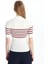 Yeni Sezon Polo Yaka Çizgili Kadın Triko Kazak 4
