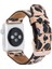 Apple Watch Uyumlu Deri Kordon 42-44-45MM Leopar Ne 2