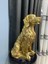 Dekoratif Golden Köpek Biblo Avcı Köpeği Heykel 2
