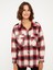 Yeni Sezon Ekose Uzun Kollu Flanel Oversize Kadın Oduncu Gömlek Ceket 2